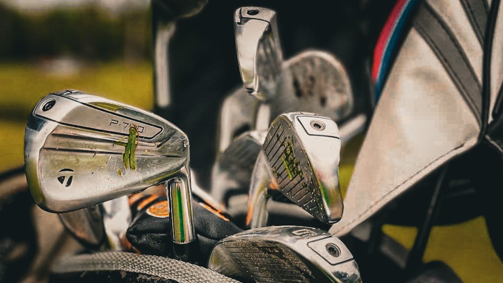 this photo is of my old golf clubs