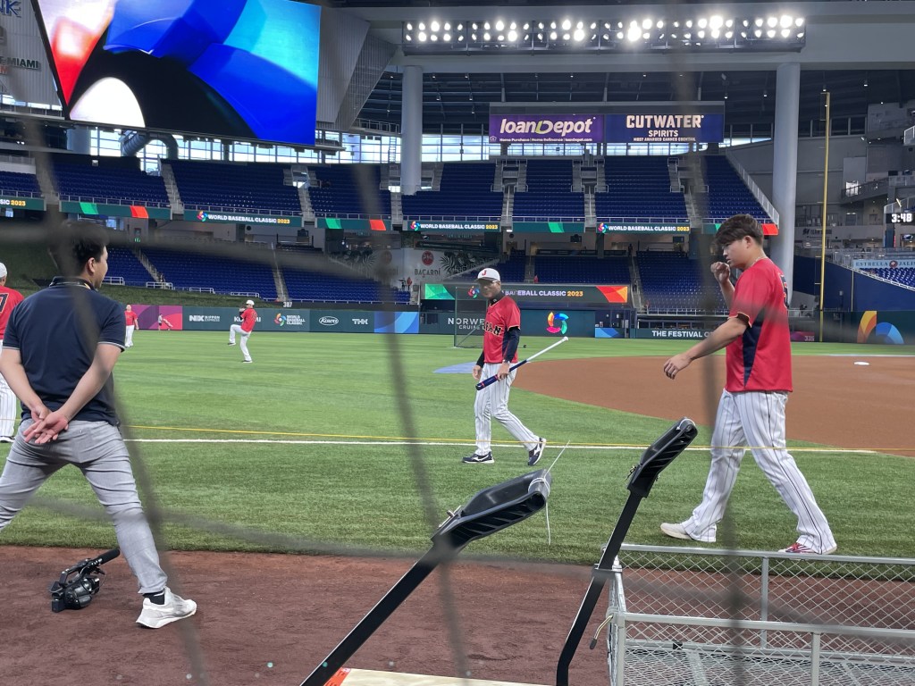 Murakami at 2023 World Baseball Classic